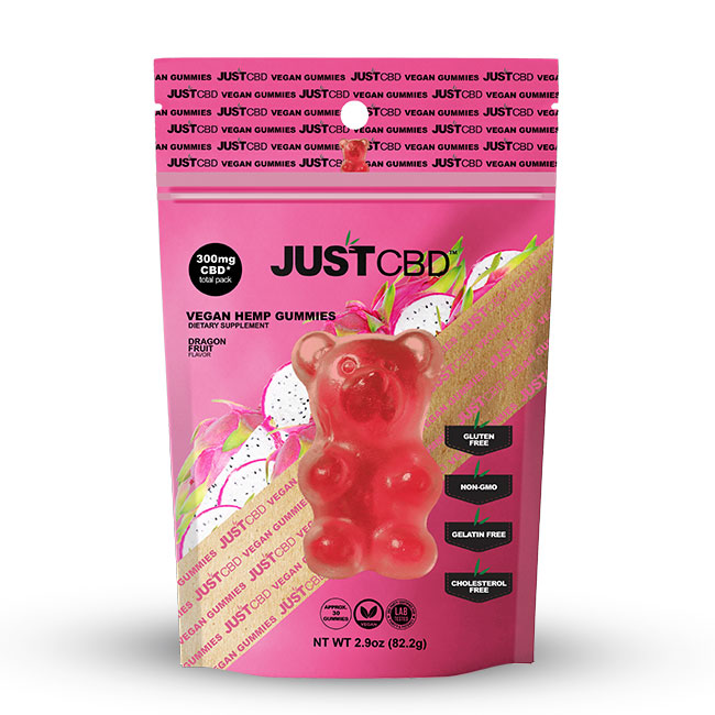 Dragon Fruit Vegan CBD Gummies 300 mg