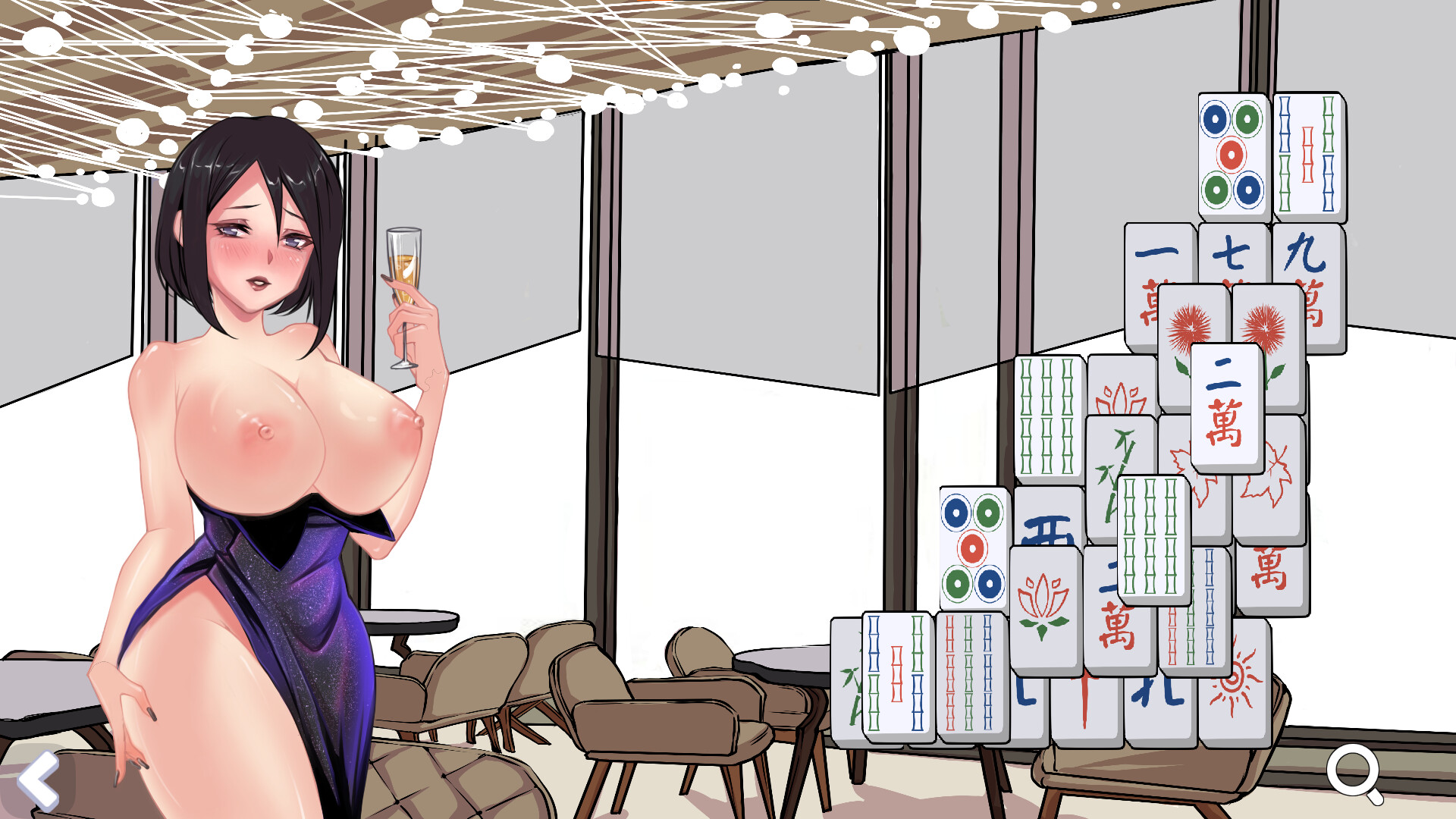 Undress mahjong party-artista kiyo