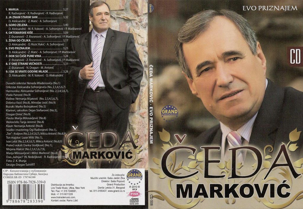 Ceda Markovic 2010 Evo priznajem prednja z