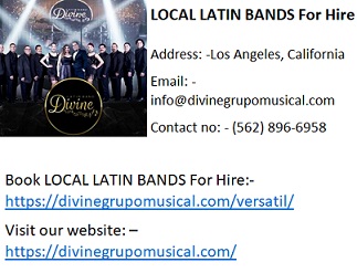 LOCAL LATIN BANDS For Hire