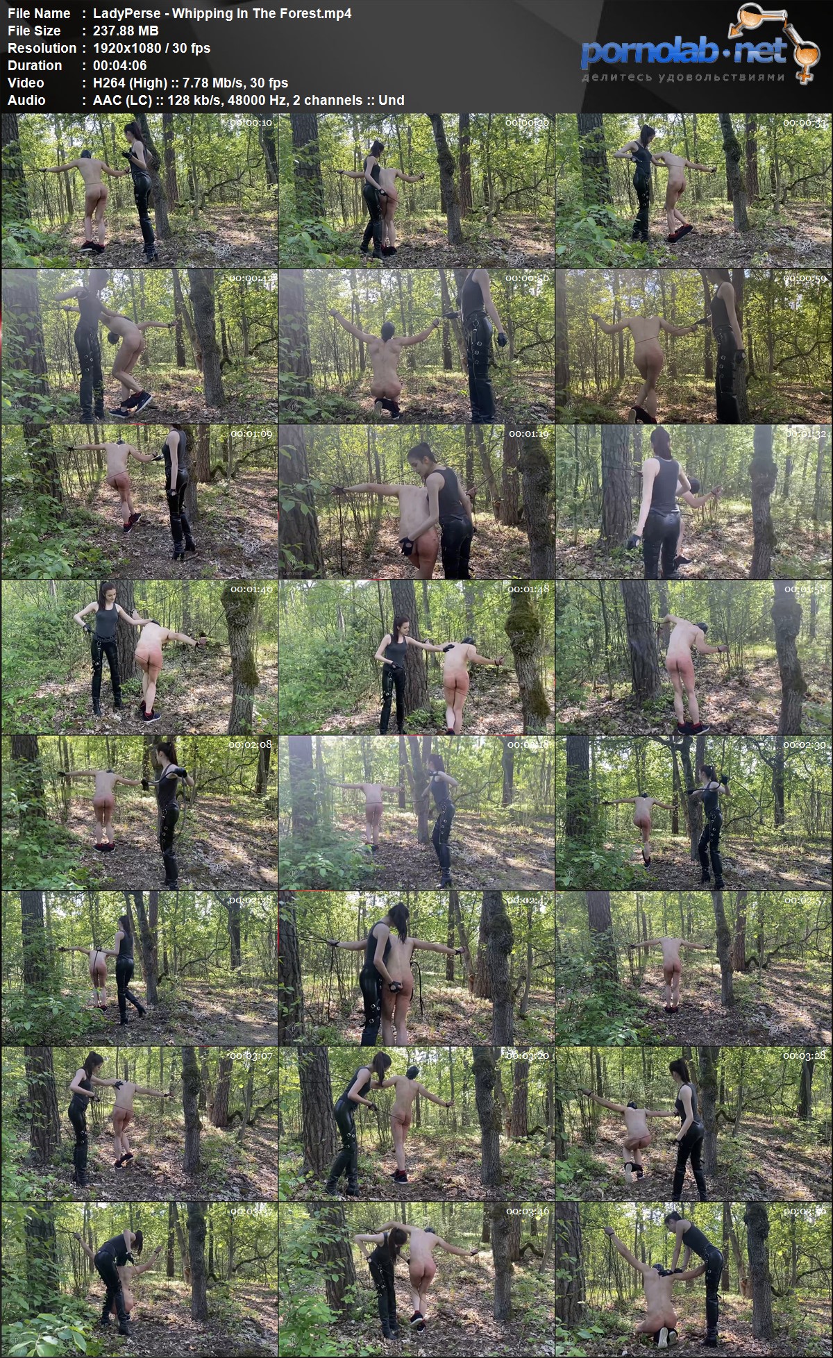 Lady Perse Whipping In The Forest mp 4
