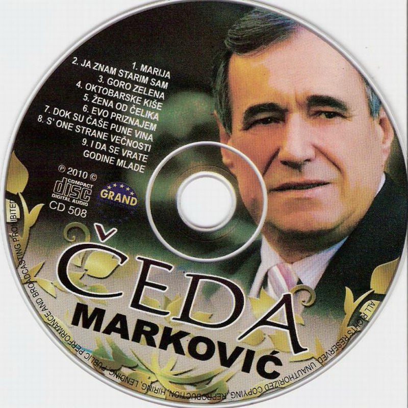 Ceda Markovic 2010 Evo priznajem CD