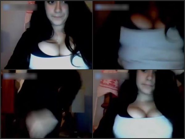 Big, Huge & Gigantic Jugs – Teen Unpacks Her Big Juicy Tits On Cam 204