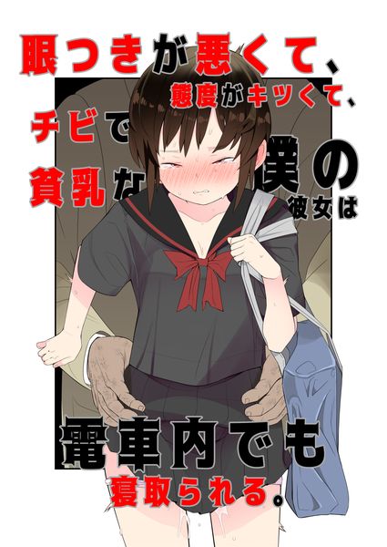 [Artbook] [トゥーンワーカー (タムヒ)] 眼つきが悪くて、態度がキツくて、チビで貧乳な僕の彼女は電車内でも寝取られる。