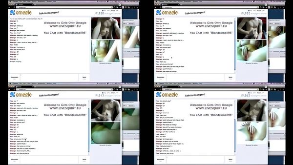 Blonde W Big Tits Masturbate On Webcam Omegle Chatroulette