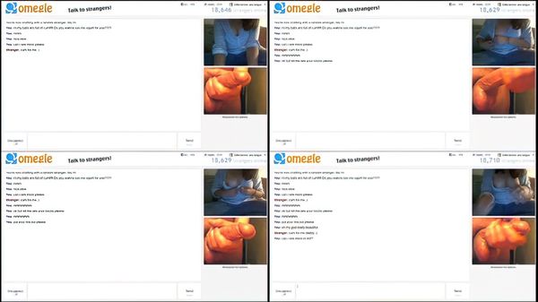 Chatroulette Omegle She Sjow Boobs For Cum