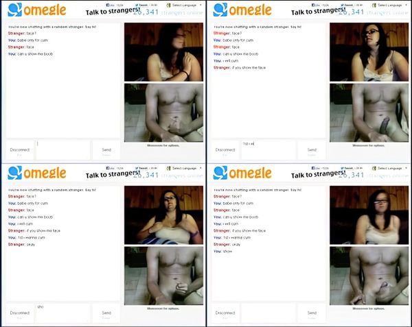 Omegle Cumming For Big Boobs